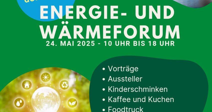 Energie und Wärmeforum in Barsbüttel am 24.05.2025